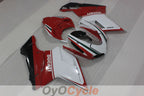 Carenado de inyección para Ducati 1098 07-09 - Rojo, blanco - Estilo de fábrica #OYO87906228