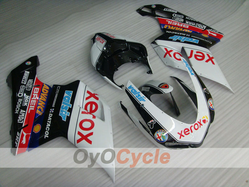 Kit de carenado por inyección para Ducati 1098 07-09 - Blanco, Negro - Xerox #OYO87906232 Imagen principal del producto