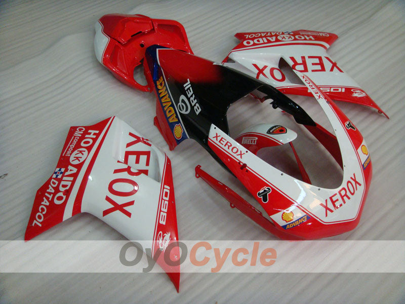 Kit de carenado por inyección para Ducati 1098 07-09 - Rojo, Blanco - Xerox #OYO87906239 Imagen secundaria del producto