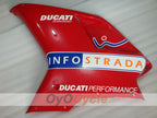Kit de carenado de inyección para Ducati 1098 07-09 - Rojo, Blanco, Negro - INFO STRADA #OYO87906240