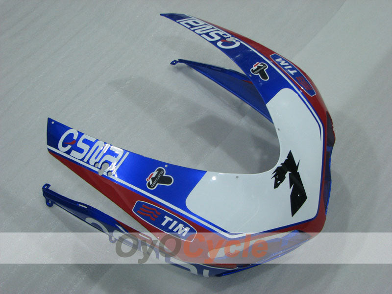 Kit de carenado por inyección para Ducati 1098 07-09 - Rojo, Azul, Blanco - Unibat #OYO87906241