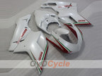 Kit de carenado de inyección para Ducati 1198 09-11 - Rojo, Blanco - Estilo de fábrica #OYO87906243