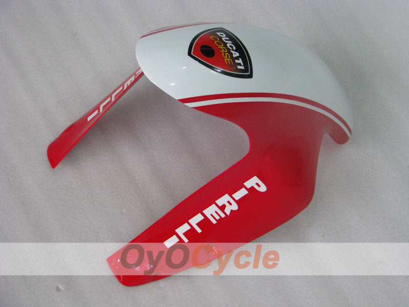 Kit de carenado por inyección para Ducati 1198 09-11 - Rojo, Blanco, Negro - Estilo de fábrica #OYO87906244