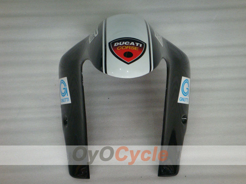 Kit de carenado por inyección para Ducati 1198 09-11 - Blanco, Negro - Xerox #OYO87906245