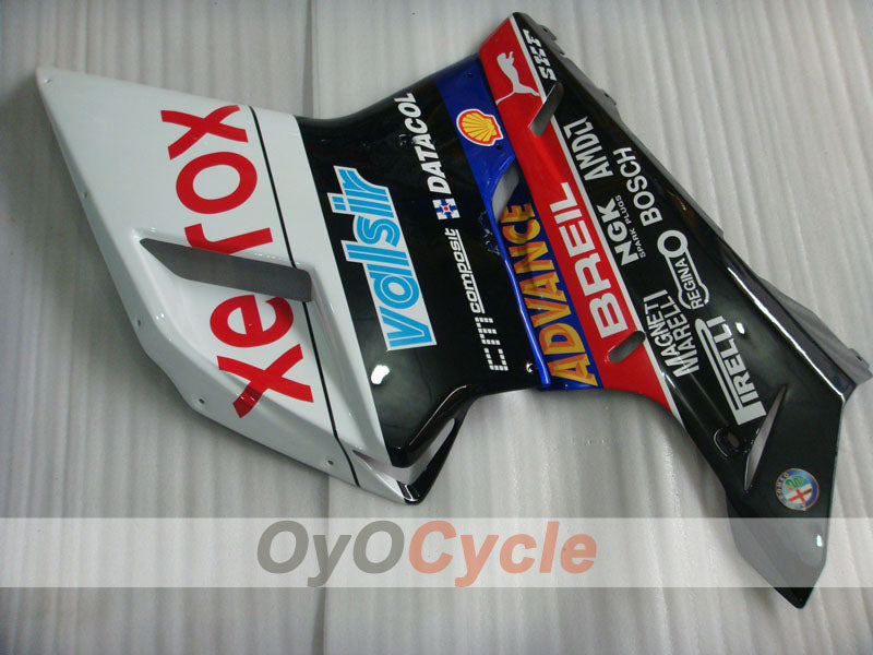 Kit de carenado por inyección para Ducati 1198 09-11 - Blanco, Negro - Xerox #OYO87906245