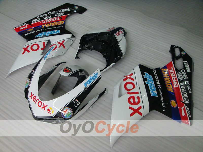 Kit de carenado por inyección para Ducati 1198 09-11 - Blanco, Negro - Xerox #OYO87906245 Imagen principal del producto