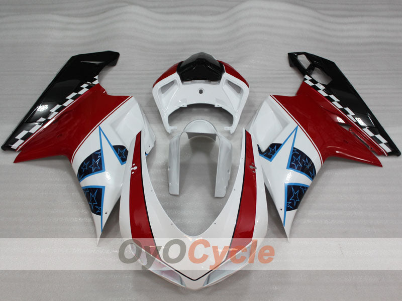 Kit de carenado por inyección para Ducati 1198 09-11 - Rojo, Blanco, Negro - Estilo de fábrica #OYO87906247 Imagen secundaria del producto