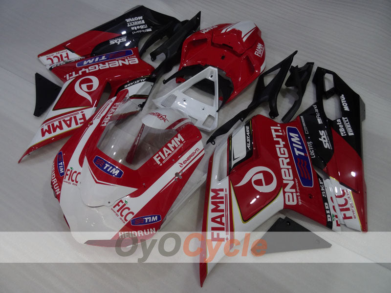 Kit de carenado por inyección para Ducati 1198 09-11 - Rojo, Blanco, Negro - FIAMM #OYO87906248 Imagen principal del producto