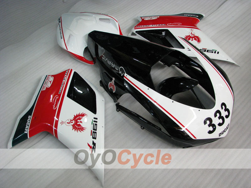Kit de carenado por inyección para Ducati 1198 09-11 - Rojo, Blanco, Negro - Estilo de fábrica, Personalizar #OYO87906251 Imagen principal del producto