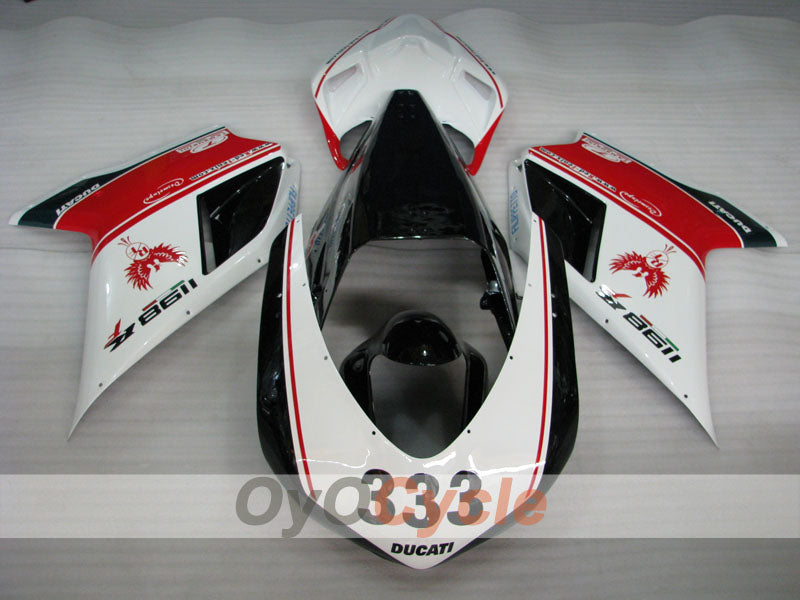 Kit de carenado por inyección para Ducati 1198 09-11 - Rojo, Blanco, Negro - Estilo de fábrica, Personalizar #OYO87906251 Imagen secundaria del producto