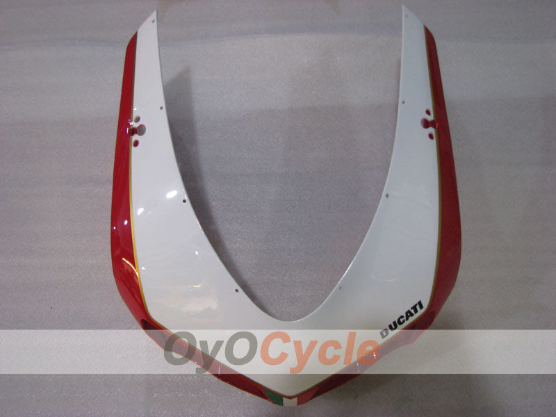 Kit de carenado por inyección para Ducati 1198 09-11 - Rojo, Blanco, Negro - Estilo de fábrica #OYO87906252