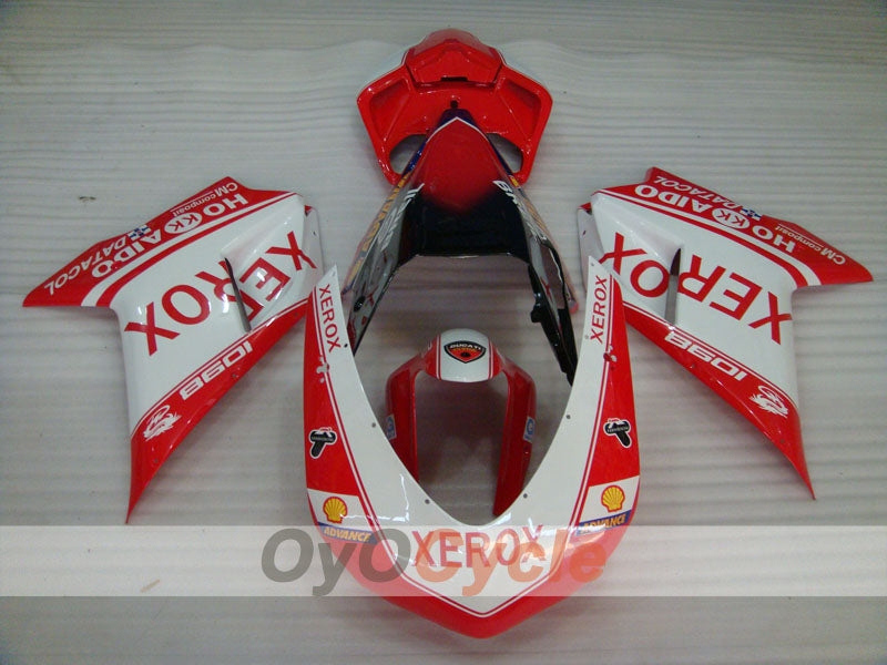 Kit de carenado por inyección para Ducati 1198 09-11 - Rojo, Blanco, Negro - Xerox #OYO87906254 Imagen secundaria del producto