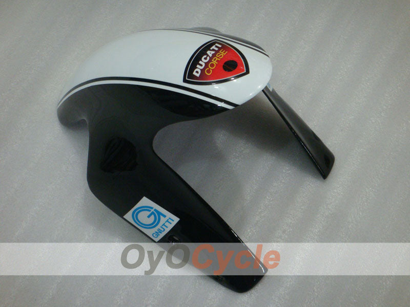 Kit de carenado por inyección para Ducati 1198 09-11 - Blanco, Negro - Xerox #OYO87906255