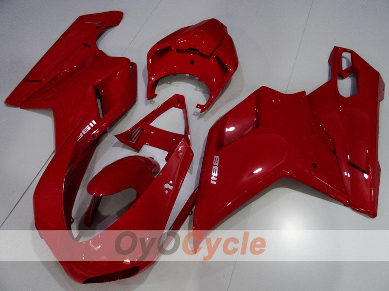 Kit de carenado por inyección para Ducati 1198 09-11 - Rojo - Estilo de fábrica #OYO87906256 Imagen principal del producto