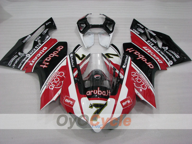 Kit de carenado por inyección para Ducati 1199 11-14 - Rojo, Blanco, Negro - aruba.it #OYO87906259 Imagen secundaria del producto