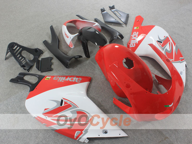 Kit de carenado para Aprilia RS125 01-05 - Rojo, blanco - Estilo fábrica #OYO87906265