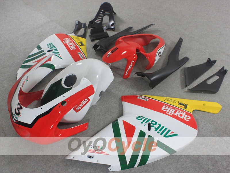 Kit de carenado para Aprilia RS125 01-05 - Rojo, Verde, Blanco - Alitalia #OYO87906267 Imagen secundaria del producto