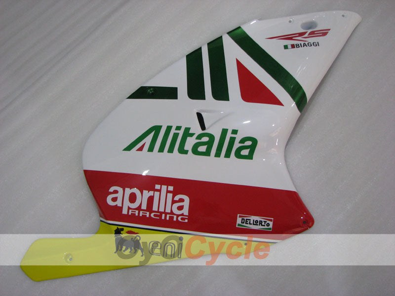 Kit de carenado para Aprilia RS125 01-05 - Rojo, Verde, Blanco - Alitalia #OYO87906270