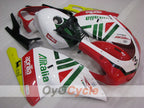 Kit de carenado para Aprilia RS125 01-05 - Rojo, Verde, Blanco - Alitalia #OYO87906270