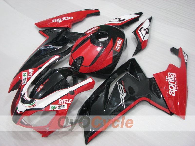 Kit de carenado para Aprilia RS125 06-10 - Rojo, Negro - Personalizar #OYO87906280