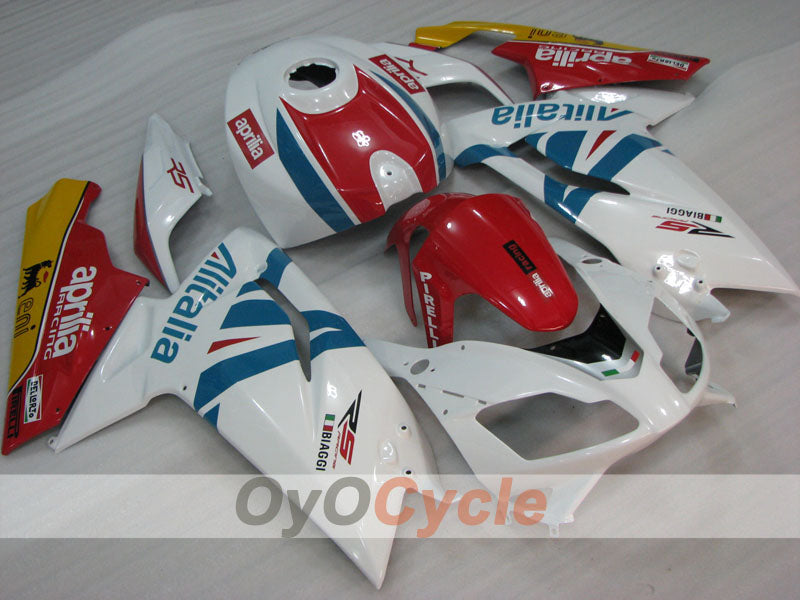 Kit de carenado para Aprilia RS125 06-10 - Rojo, azul, blanco - Alitalia #OYO87906281 Imagen principal del producto
