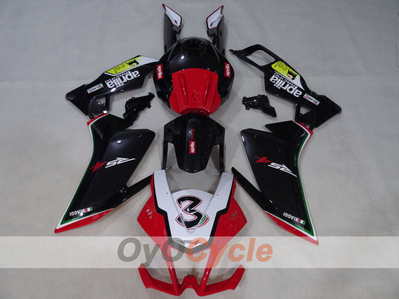 Kit de carenado para Aprilia RSV4 09-14 - Rojo, blanco, negro - Estilo Factory #OYO87906286