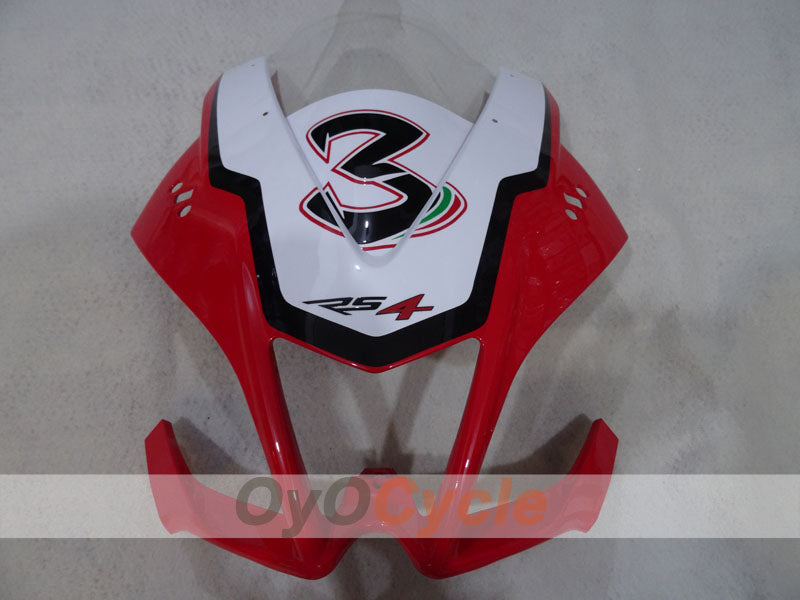 Kit de carenado para Aprilia RSV4 09-14 - Rojo, blanco, negro - Estilo Factory #OYO87906286
