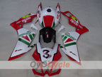 Carenado para Aprilia RSV4 09-14 - Rojo, Verde, Blanco, Negro - Alitalia #OYO87906287