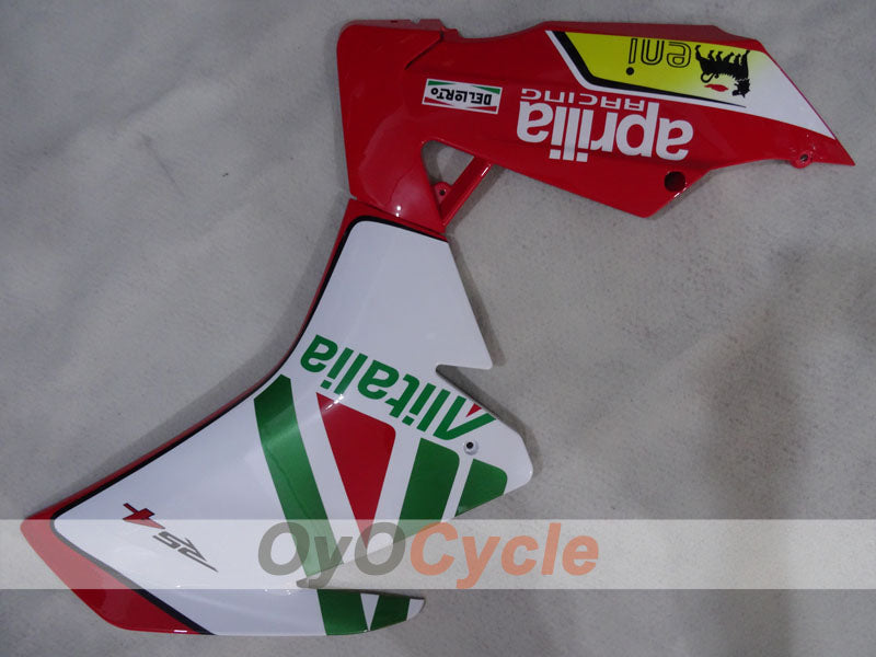 Carenado para Aprilia RSV4 09-14 - Rojo, Verde, Blanco, Negro - Alitalia #OYO87906287