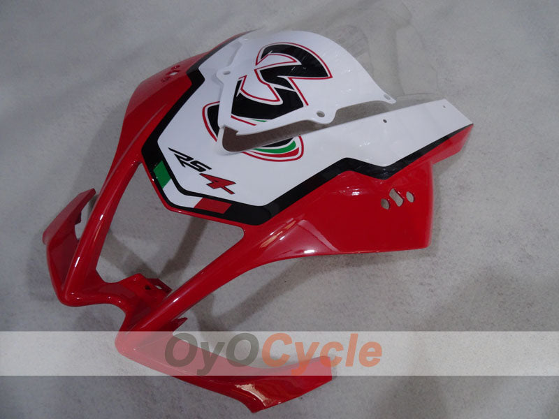 Carenado para Aprilia RSV4 09-14 - Rojo, Verde, Blanco, Negro - Alitalia #OYO87906287