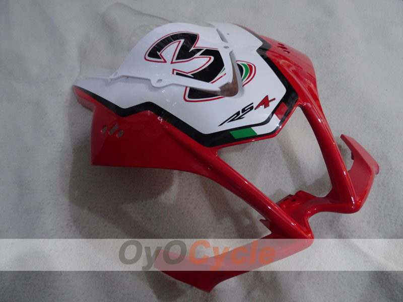 Carenado para Aprilia RSV4 09-14 - Rojo, Verde, Blanco, Negro - Alitalia #OYO87906287