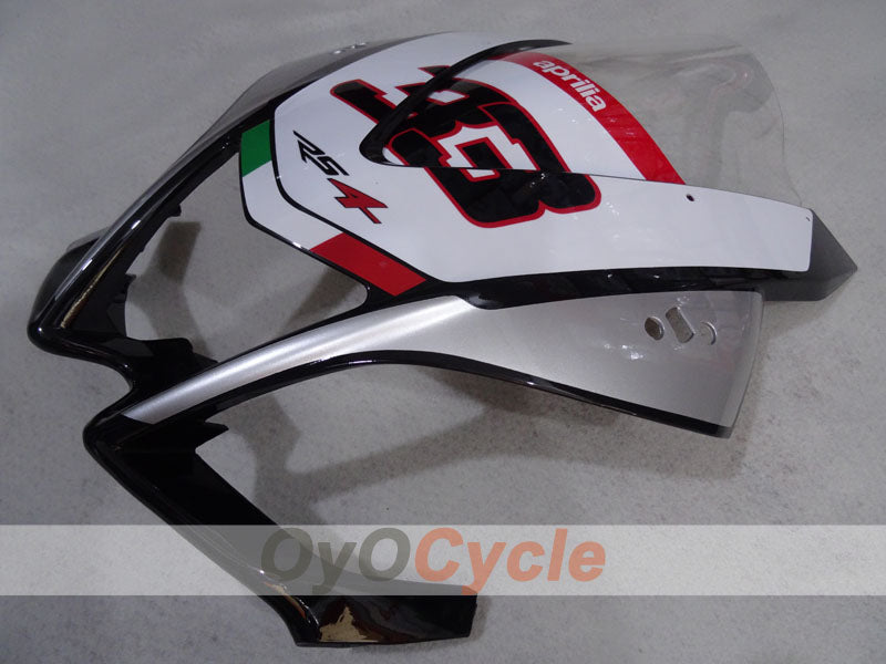 Kit de carenado para Aprilia RSV4 09-14 - Rojo, Blanco, Plata - #bearacer #OYO87906288