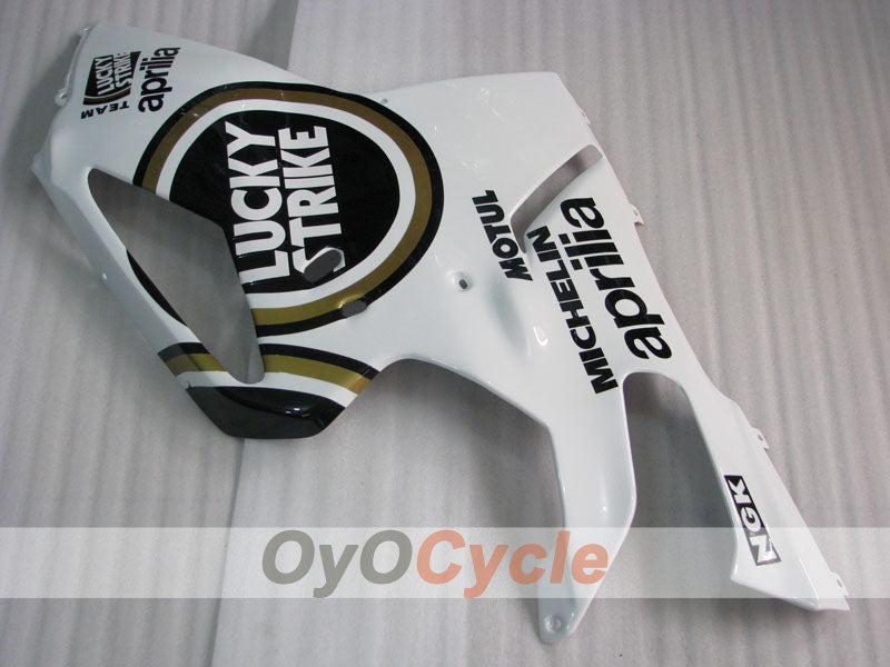 Carenado para Aprilia RSV1000R 03-06 - Blanco, Negro - Lucky Strike #OYO87906292