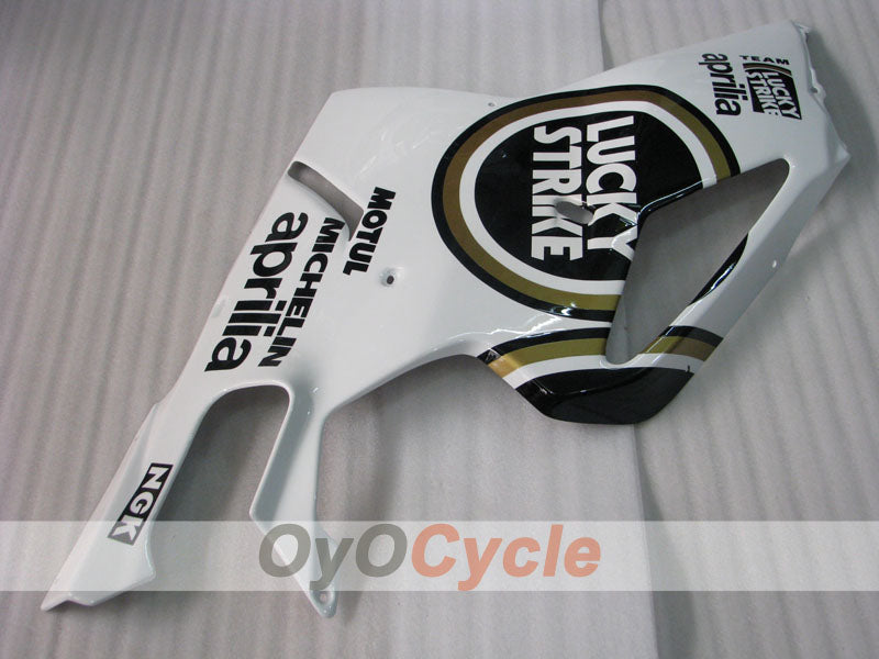 Carenado para Aprilia RSV1000R 03-06 - Blanco, Negro - Lucky Strike #OYO87906292