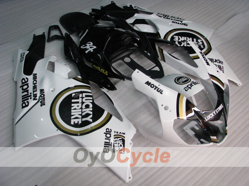 Carenado para Aprilia RSV1000R 03-06 - Blanco, Negro - Lucky Strike #OYO87906292 Imagen secundaria del producto