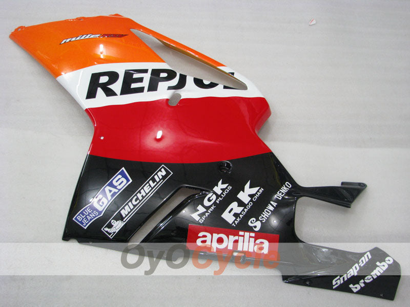 Kit de carenado para Aprilia RSV1000R 03-06 - Rojo, Naranja, Negro - PEPSI #OYO87906293