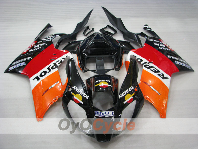 Kit de carenado para Aprilia RSV1000R 03-06 - Rojo, Naranja, Negro - PEPSI #OYO87906293