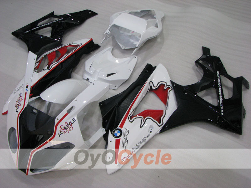 Kit de carenado por inyección para BMW S1000RR 09-14 - Rojo, blanco, negro - Estilo de fábrica, personalizable #OYO87906298