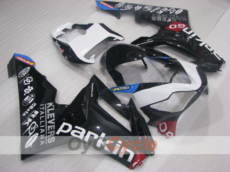 Carenado de inyección para Triumph Daytona 675 06-08 - Blanco, Negro - parkingo #OYO87906301
