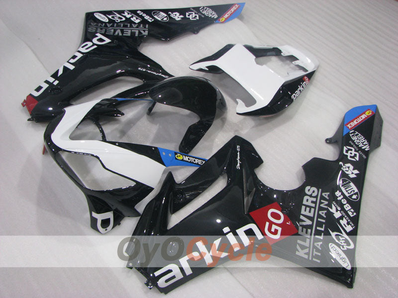 Carenado de inyección para Triumph Daytona 675 06-08 - Blanco, Negro - parkingo #OYO87906301