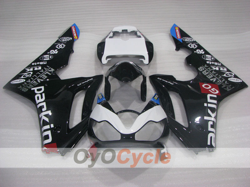 Carenado de inyección para Triumph Daytona 675 06-08 - Blanco, Negro - parkingo #OYO87906301