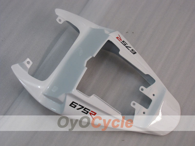 Carenado de inyección para Triumph Daytona 675 06-08 - Blanco, Negro - Estilo de fábrica #OYO87906304