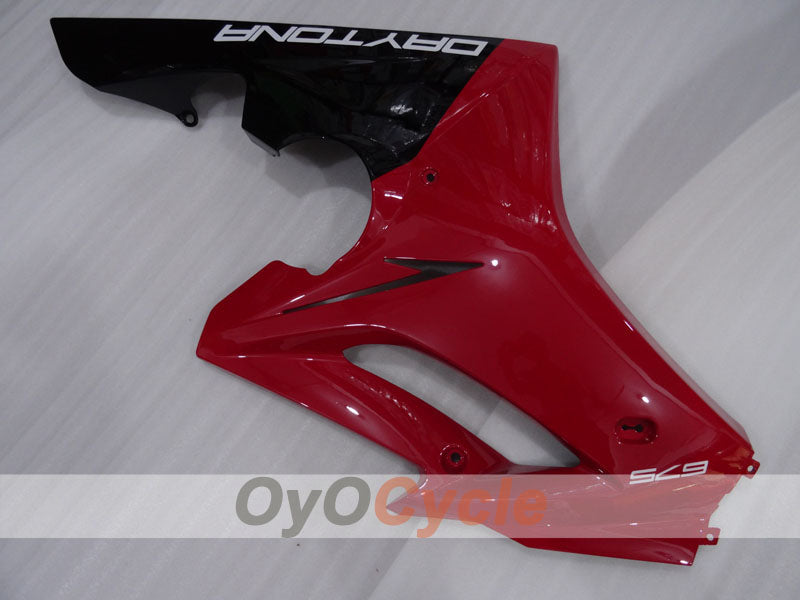 Carenado de inyección para Triumph Daytona 675 09-12 - Rojo, Negro - Estilo de fábrica #OYO87906305