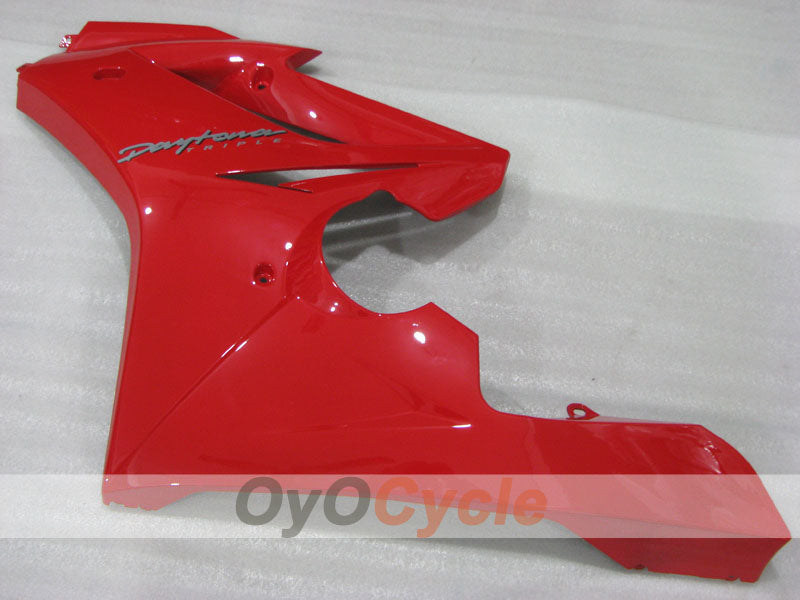 Kit de carenado por inyección para 09-12 Triumph Daytona 675 - Rojo - Estilo de fábrica #OYO87906306