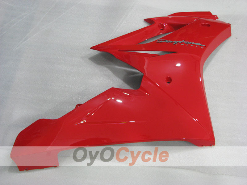 Kit de carenado por inyección para 09-12 Triumph Daytona 675 - Rojo - Estilo de fábrica #OYO87906306