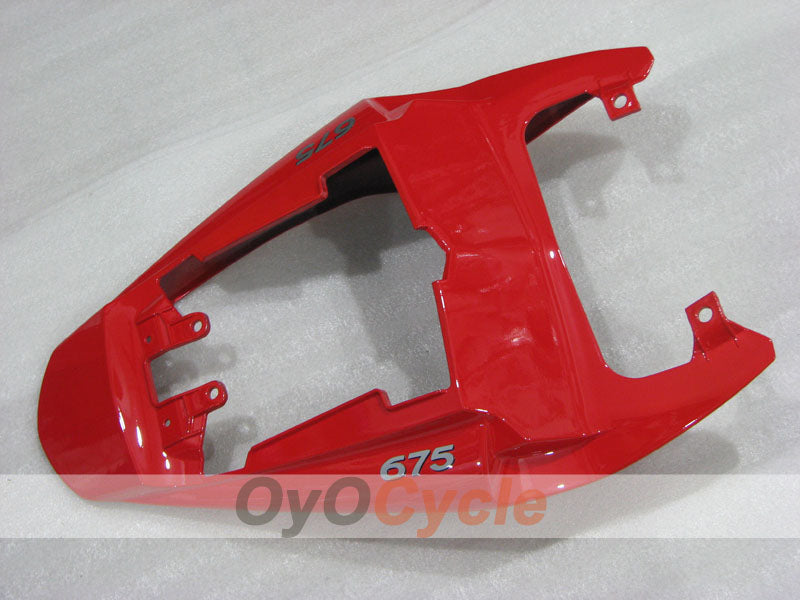 Kit de carenado por inyección para 09-12 Triumph Daytona 675 - Rojo - Estilo de fábrica #OYO87906306