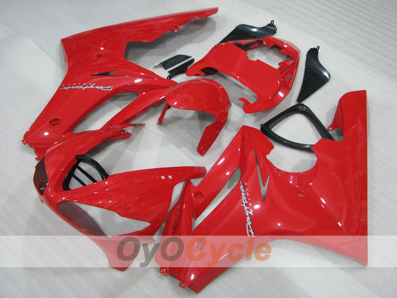 Kit de carenado por inyección para 09-12 Triumph Daytona 675 - Rojo - Estilo de fábrica #OYO87906306