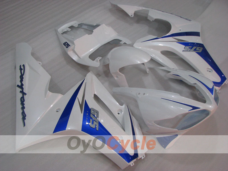 Carenado de inyección para Triumph Daytona 675 09-12 - Azul, Blanco - Estilo de fábrica #OYO87906307 Imagen secundaria del producto