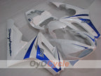 Carenado de inyección para Triumph Daytona 675 09-12 - Azul, Blanco - Estilo de fábrica #OYO87906307