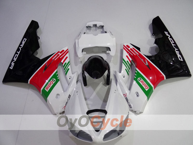 Kit de carenado de inyección para Triumph Daytona 675 09-12 - Blanco, Negro - Castrol #OYO87906310 Imagen secundaria del producto
